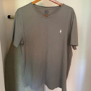 Gray Polo Ralph Lauren t shirt - L
